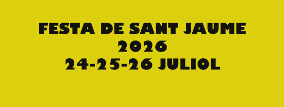 SLIDER FESTES SANT JAUME 2026