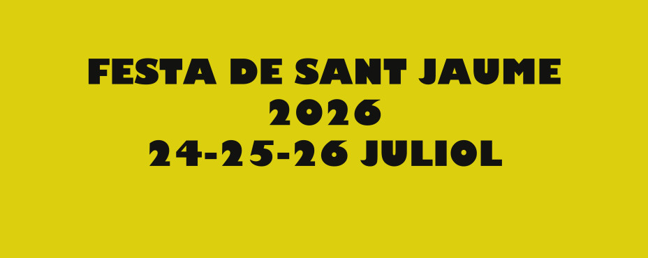 SLIDER FESTES SANT JAUME 2026